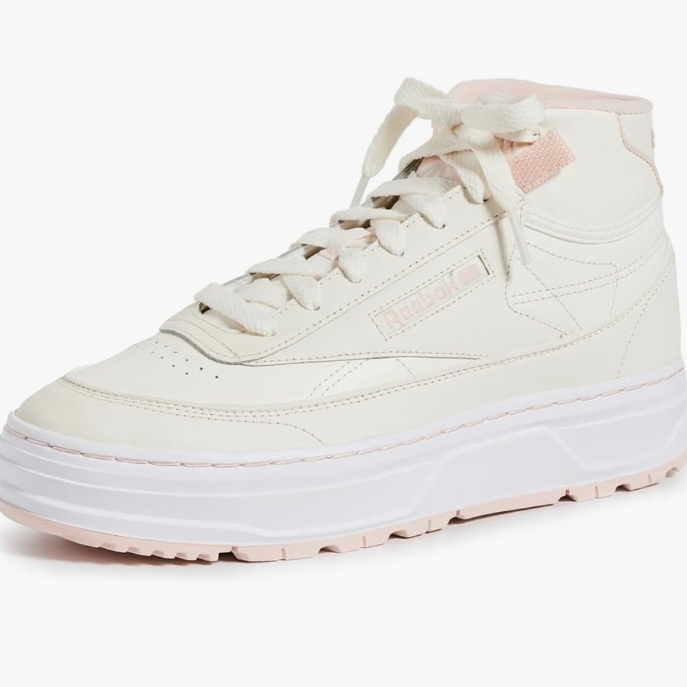 New Reebok club c geo mid sneakers